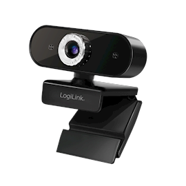 ვებკამერა Logilink UA0368, HD Webcam, USB 2.0, 1280 x 720, Black